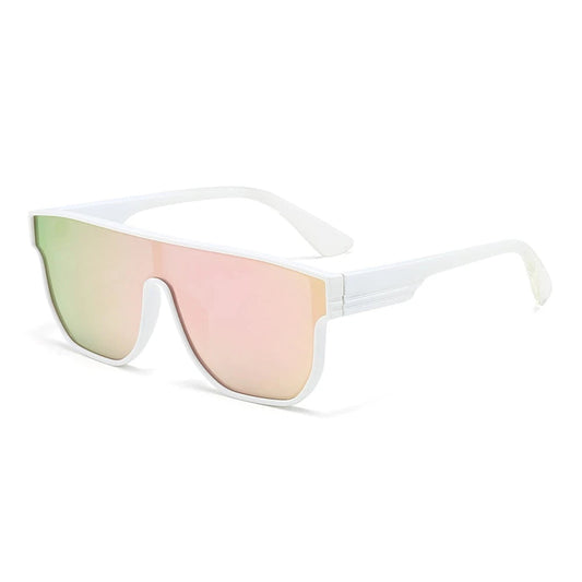 Dollger aviator sunglasses with glossy lenses