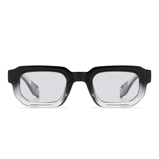 Dollger Acetate Rectangle Full-Rim Tinted Sunglasses
