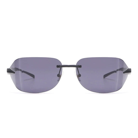 Dollger Rectangle Rimless Tinted Sunglasses