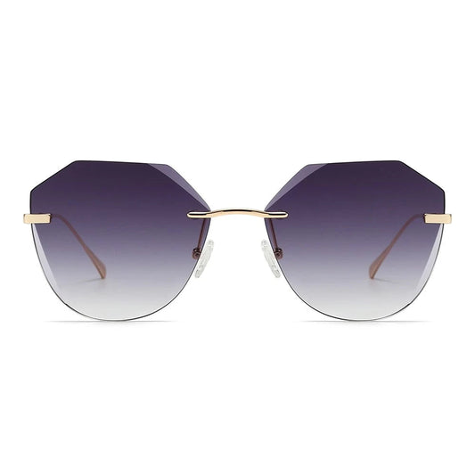 Dollger Irregular Round Tinted Sunglasses