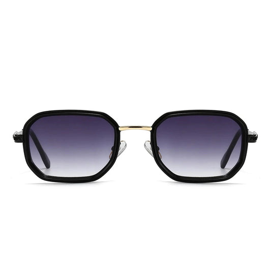 Dollger Retro-Vintage Rectangle Geometric Tinted Sunglasses