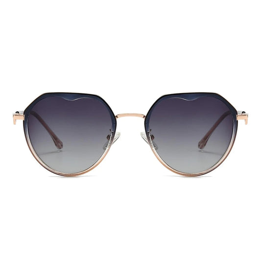Dollger Gradient Lens  Round Sunglasses