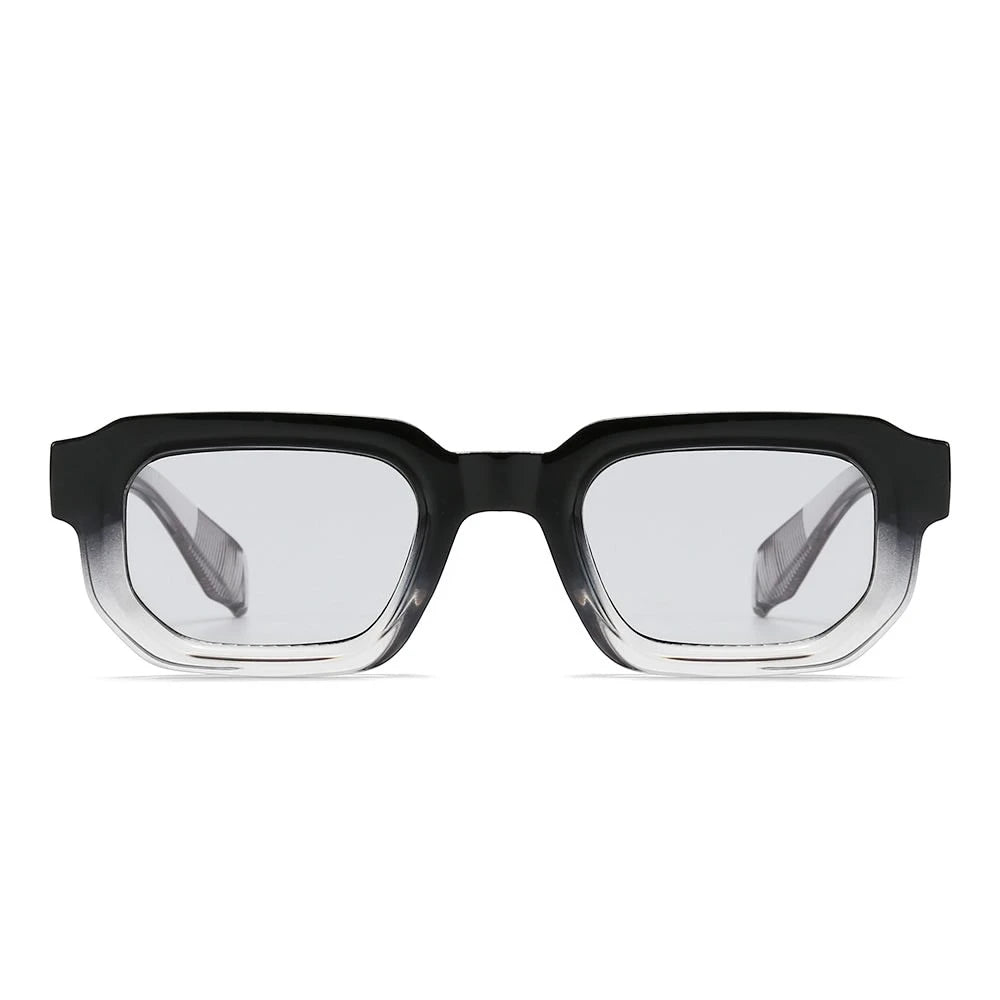 Dollger Acetate Rectangle Full-Rim Tinted Sunglasses