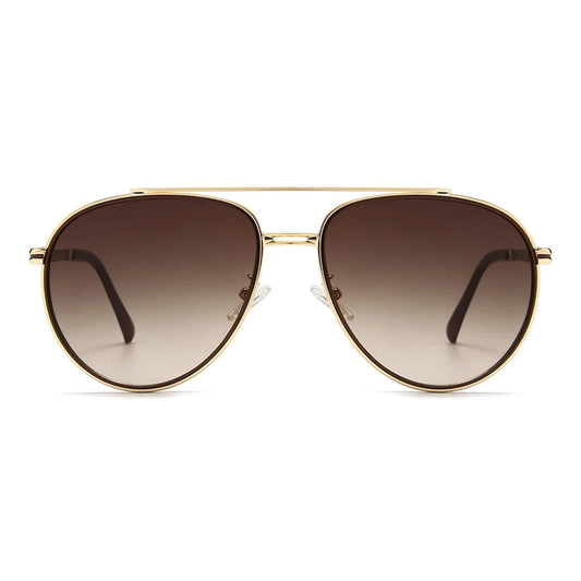 Dollger Thin aviator tinted sunglasses