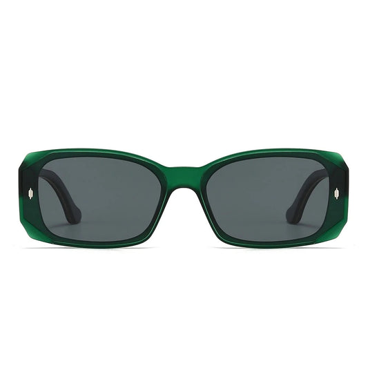 Dollger Square Wooden Temples Retro Sunglasses