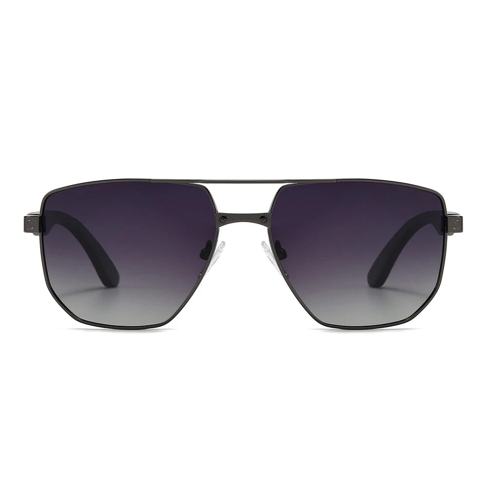 Dollger Wood Vintage Aviator Sunglasses