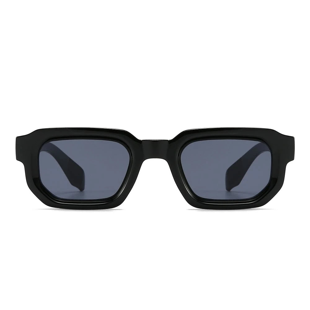 Dollger Acetate Rectangle Full-Rim Tinted Sunglasses