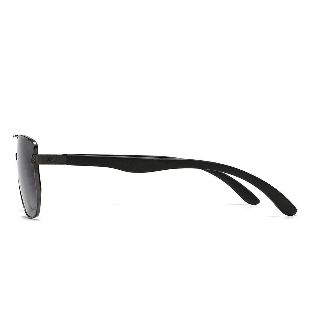 Dollger Wood Vintage Aviator Sunglasses